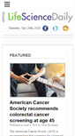 Mobile Screenshot of lifesciencedaily.com